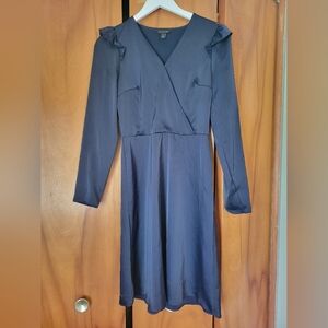 Banana Republic Midnight Blue Long Sleeve Dress